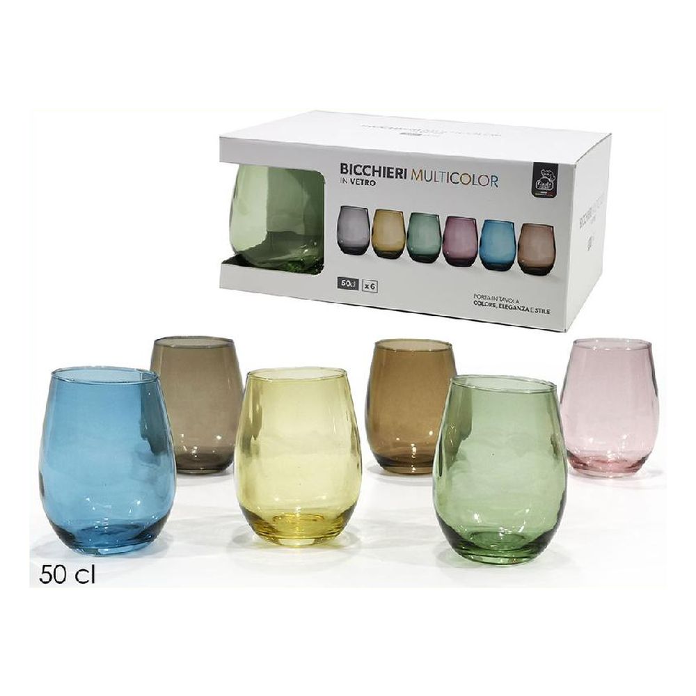 Set 6 Bicchieri Colors Pastello  425cc | Domus Zone